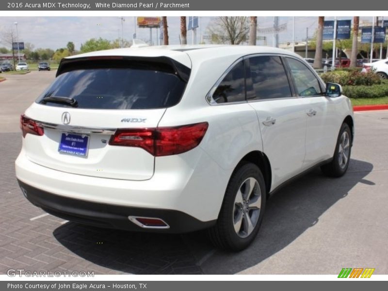 White Diamond Pearl / Parchment 2016 Acura MDX Technology