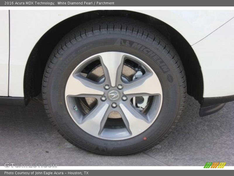White Diamond Pearl / Parchment 2016 Acura MDX Technology