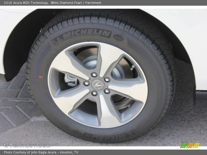 White Diamond Pearl / Parchment 2016 Acura MDX Technology