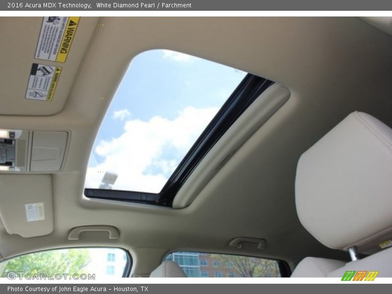 White Diamond Pearl / Parchment 2016 Acura MDX Technology
