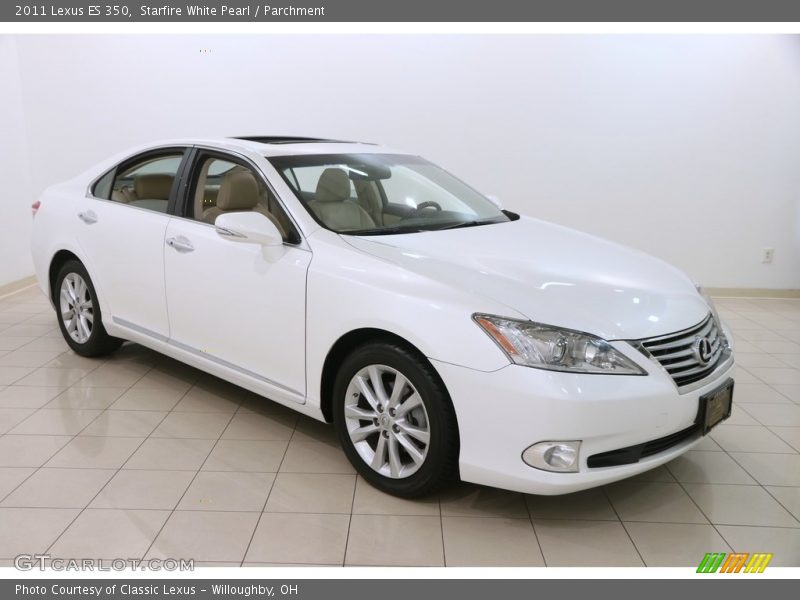 Starfire White Pearl / Parchment 2011 Lexus ES 350