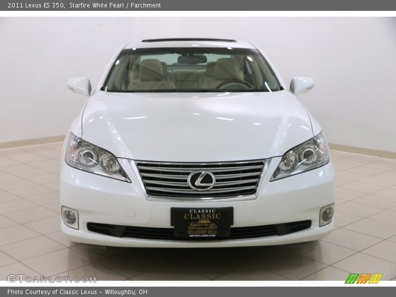 Starfire White Pearl / Parchment 2011 Lexus ES 350