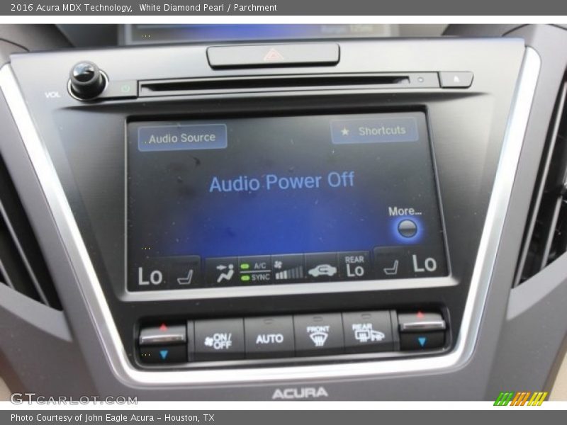 White Diamond Pearl / Parchment 2016 Acura MDX Technology