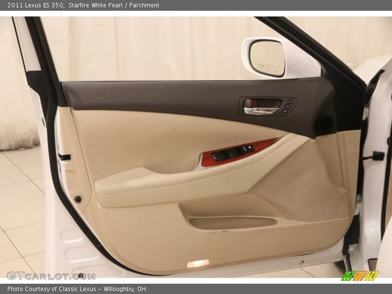 Starfire White Pearl / Parchment 2011 Lexus ES 350