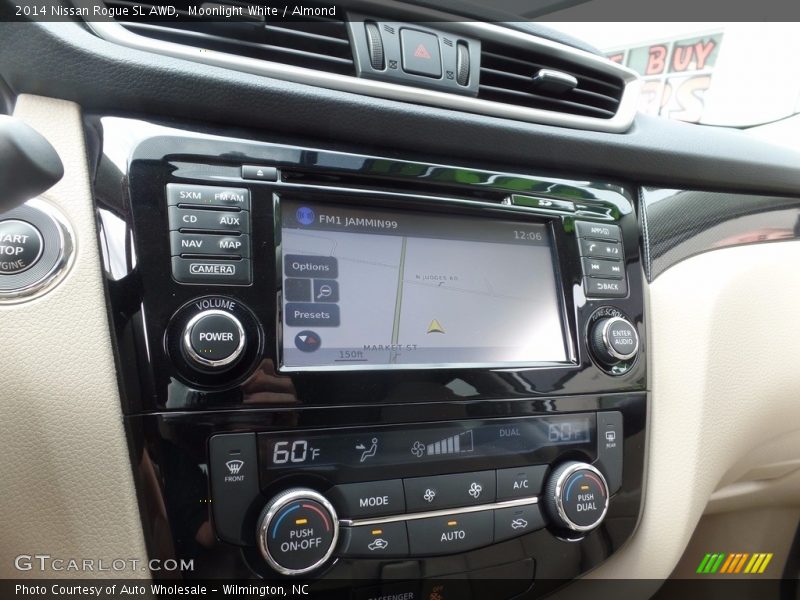 Moonlight White / Almond 2014 Nissan Rogue SL AWD