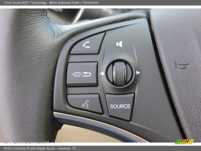 White Diamond Pearl / Parchment 2016 Acura MDX Technology