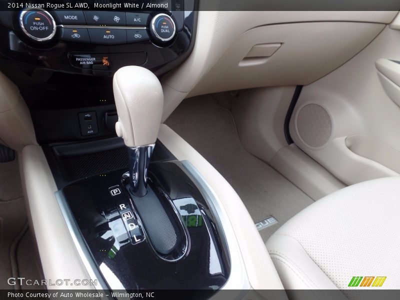Moonlight White / Almond 2014 Nissan Rogue SL AWD