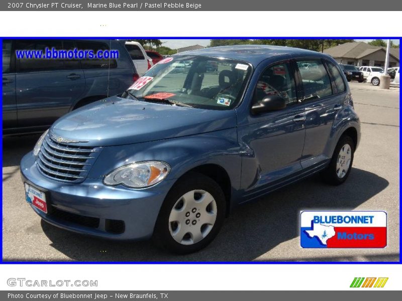 Marine Blue Pearl / Pastel Pebble Beige 2007 Chrysler PT Cruiser