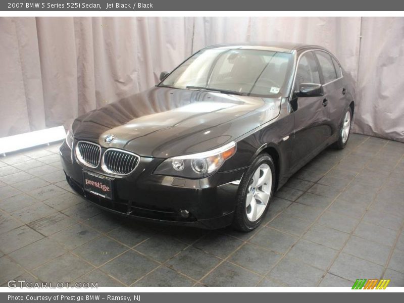 Jet Black / Black 2007 BMW 5 Series 525i Sedan