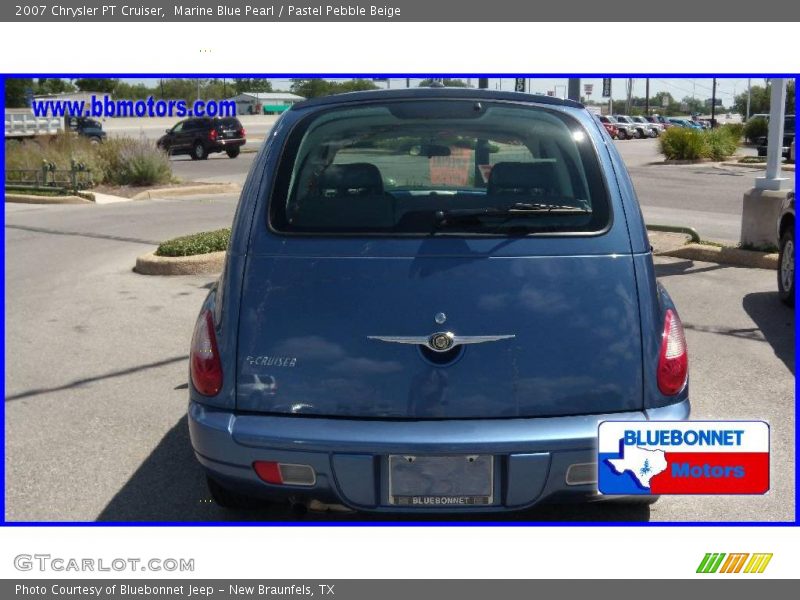 Marine Blue Pearl / Pastel Pebble Beige 2007 Chrysler PT Cruiser