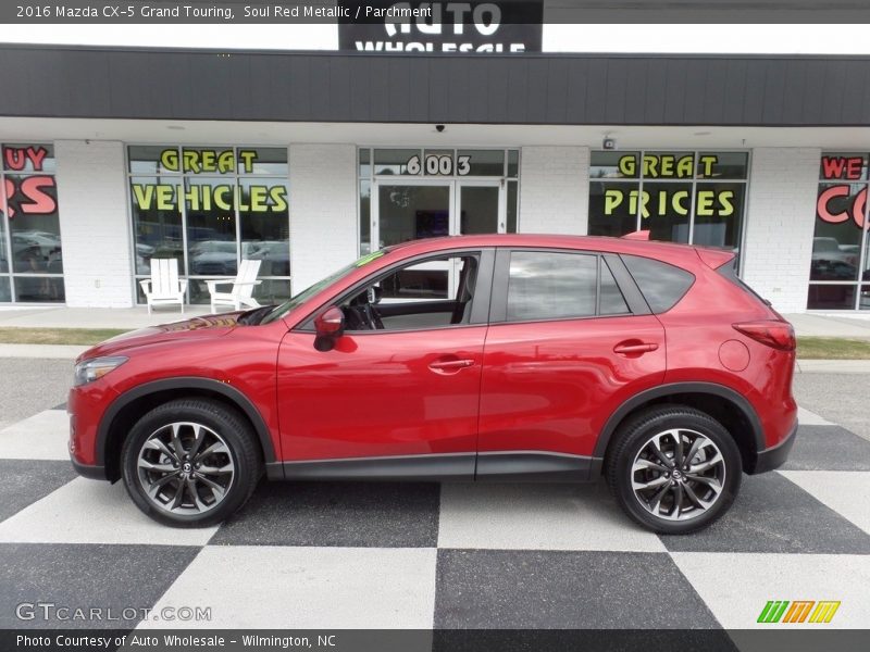 Soul Red Metallic / Parchment 2016 Mazda CX-5 Grand Touring