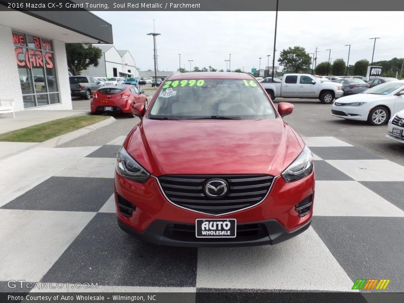 Soul Red Metallic / Parchment 2016 Mazda CX-5 Grand Touring