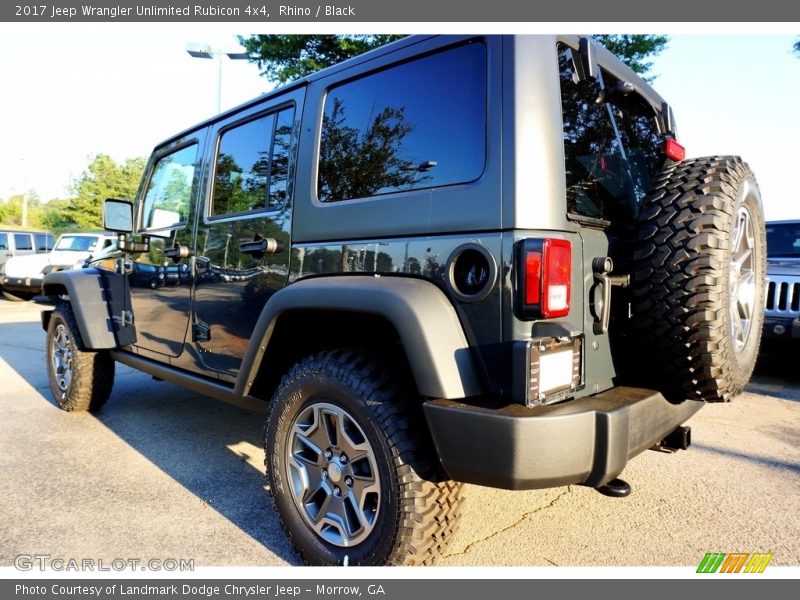 Rhino / Black 2017 Jeep Wrangler Unlimited Rubicon 4x4