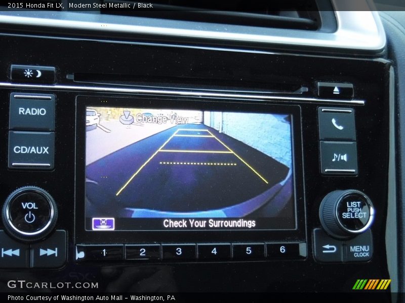 Modern Steel Metallic / Black 2015 Honda Fit LX