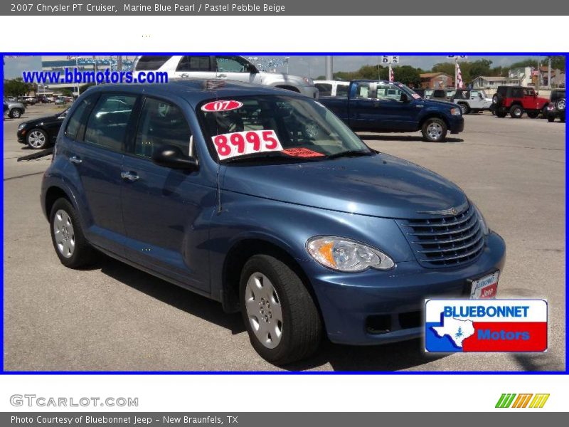 Marine Blue Pearl / Pastel Pebble Beige 2007 Chrysler PT Cruiser