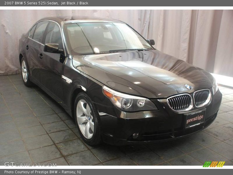Jet Black / Black 2007 BMW 5 Series 525i Sedan