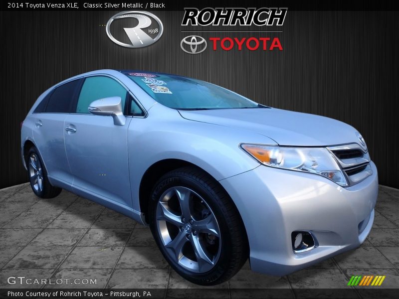 Classic Silver Metallic / Black 2014 Toyota Venza XLE