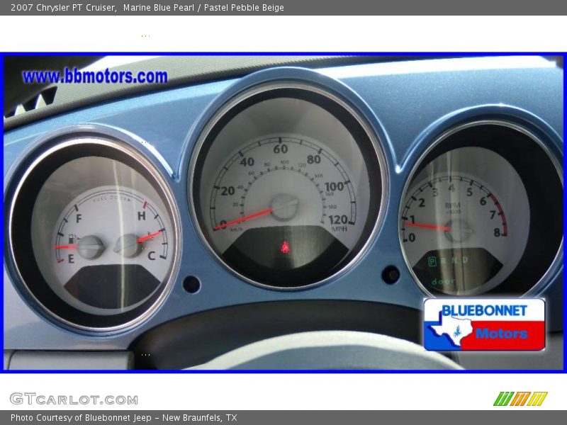 Marine Blue Pearl / Pastel Pebble Beige 2007 Chrysler PT Cruiser