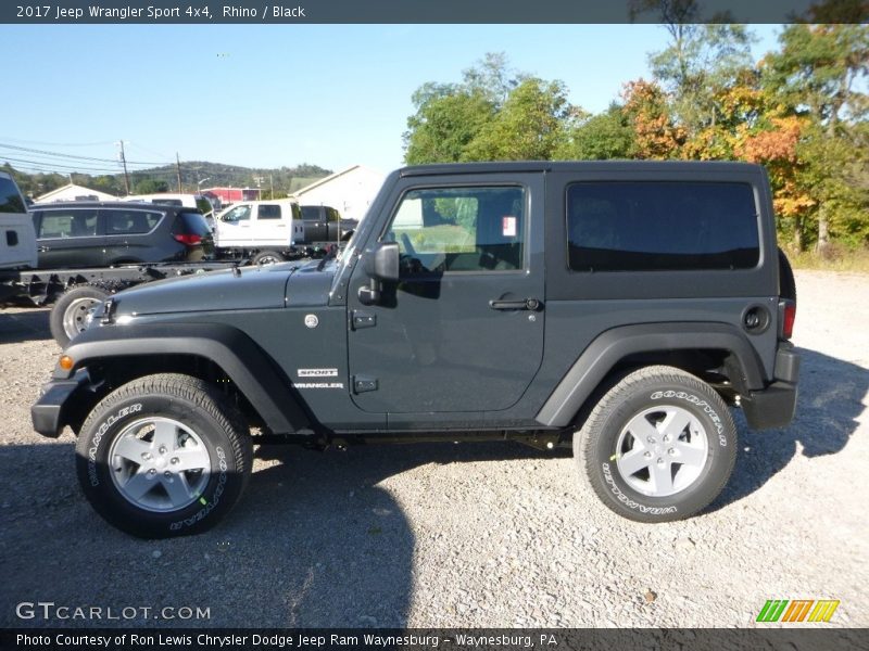 Rhino / Black 2017 Jeep Wrangler Sport 4x4