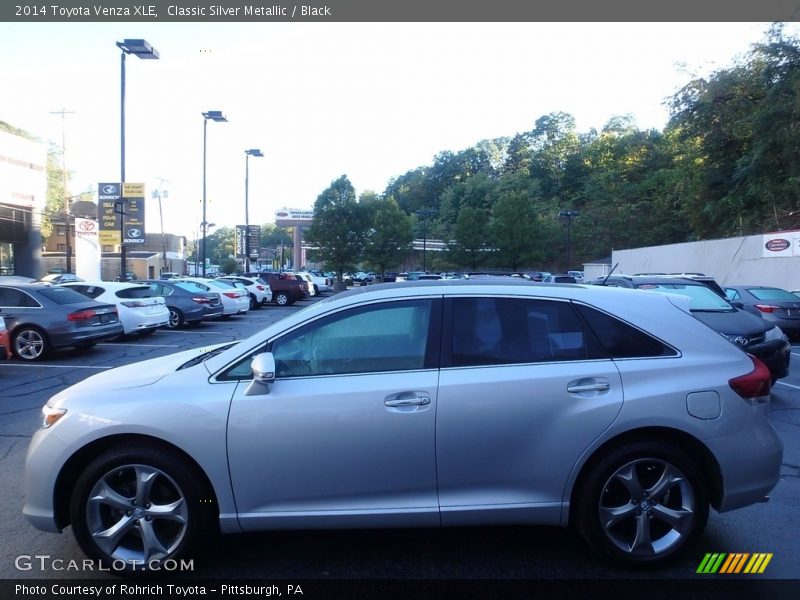 Classic Silver Metallic / Black 2014 Toyota Venza XLE