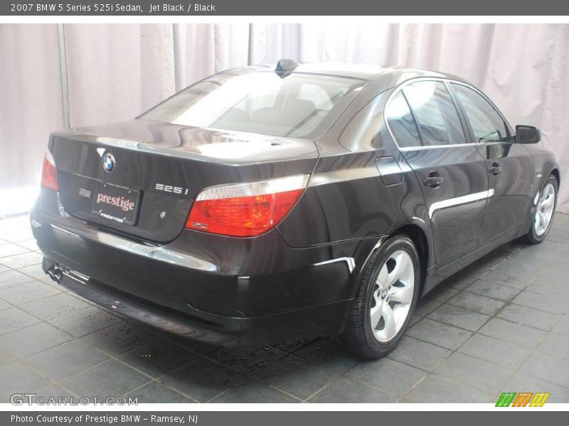 Jet Black / Black 2007 BMW 5 Series 525i Sedan