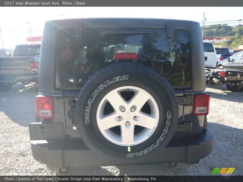 Rhino / Black 2017 Jeep Wrangler Sport 4x4