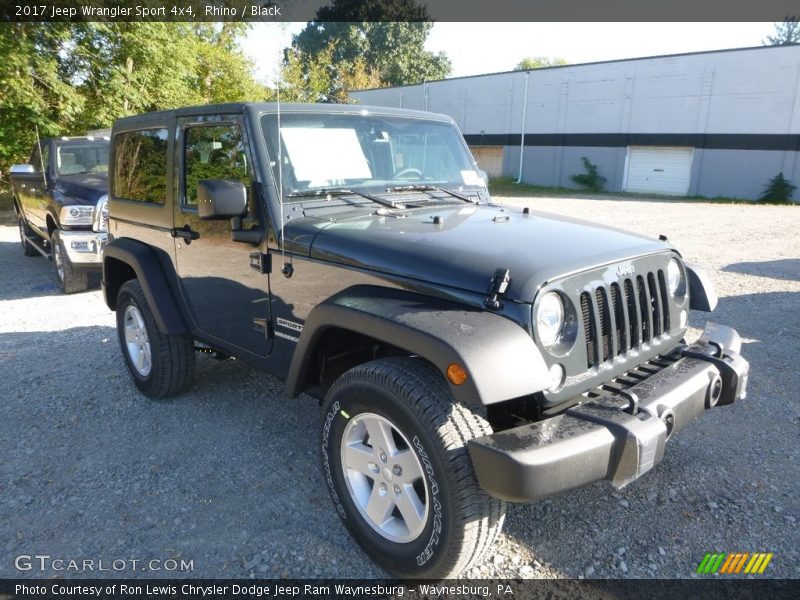 Rhino / Black 2017 Jeep Wrangler Sport 4x4