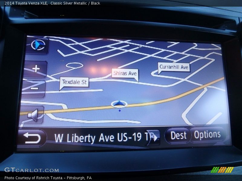 Classic Silver Metallic / Black 2014 Toyota Venza XLE