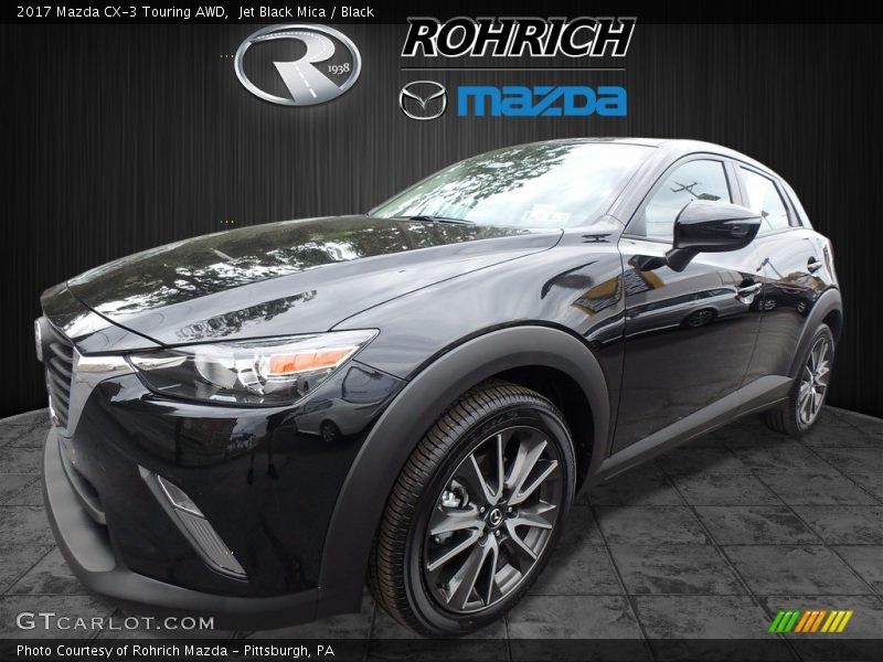 Jet Black Mica / Black 2017 Mazda CX-3 Touring AWD