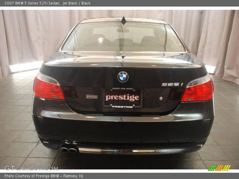 Jet Black / Black 2007 BMW 5 Series 525i Sedan
