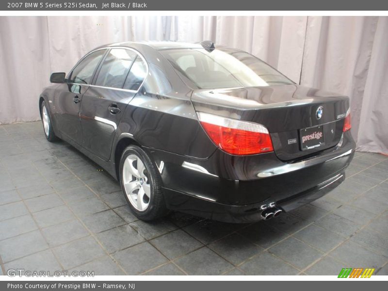 Jet Black / Black 2007 BMW 5 Series 525i Sedan