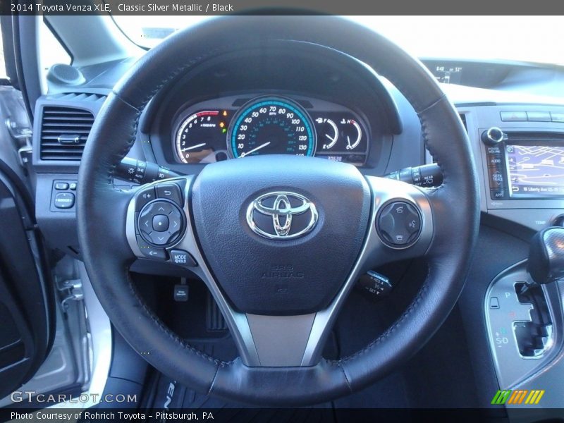 Classic Silver Metallic / Black 2014 Toyota Venza XLE