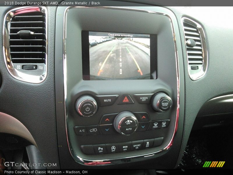 Granite Metallic / Black 2018 Dodge Durango SXT AWD