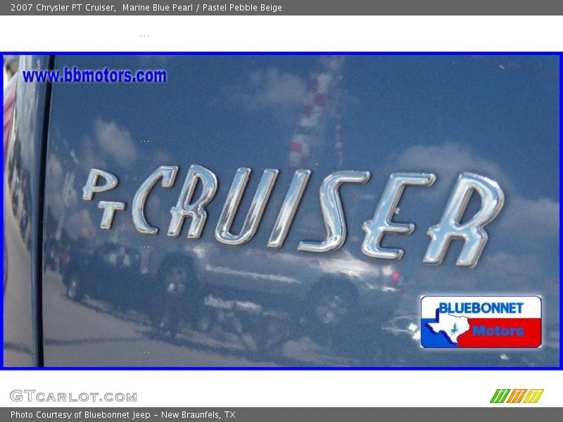 Marine Blue Pearl / Pastel Pebble Beige 2007 Chrysler PT Cruiser