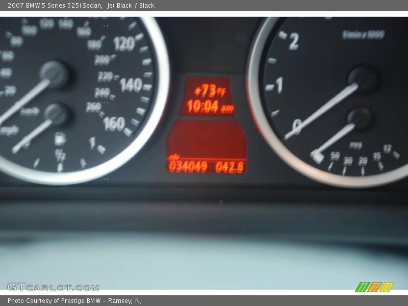 Jet Black / Black 2007 BMW 5 Series 525i Sedan