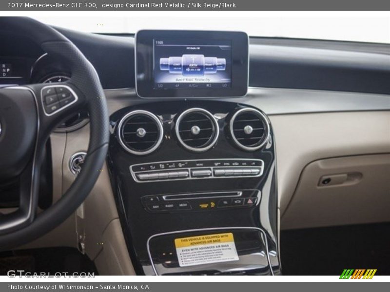 designo Cardinal Red Metallic / Silk Beige/Black 2017 Mercedes-Benz GLC 300