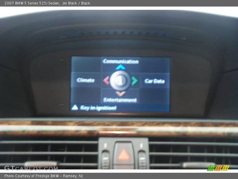 Jet Black / Black 2007 BMW 5 Series 525i Sedan