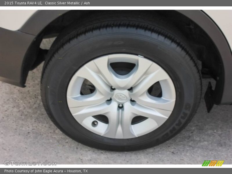 Classic Silver Metallic / Ash 2015 Toyota RAV4 LE