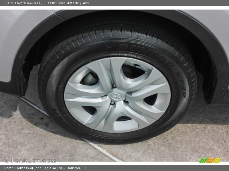 Classic Silver Metallic / Ash 2015 Toyota RAV4 LE