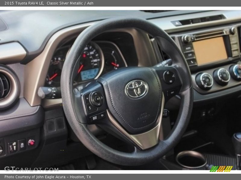 Classic Silver Metallic / Ash 2015 Toyota RAV4 LE