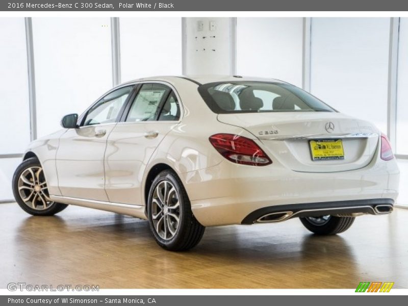 Polar White / Black 2016 Mercedes-Benz C 300 Sedan