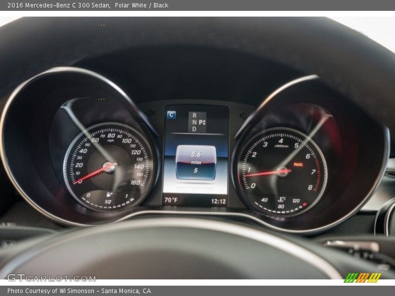 Polar White / Black 2016 Mercedes-Benz C 300 Sedan