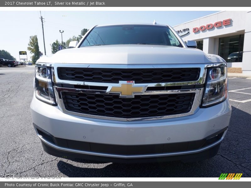 Silver Ice Metallic / Jet Black 2017 Chevrolet Tahoe LT