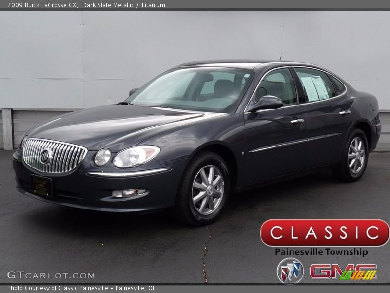 Dark Slate Metallic / Titanium 2009 Buick LaCrosse CX