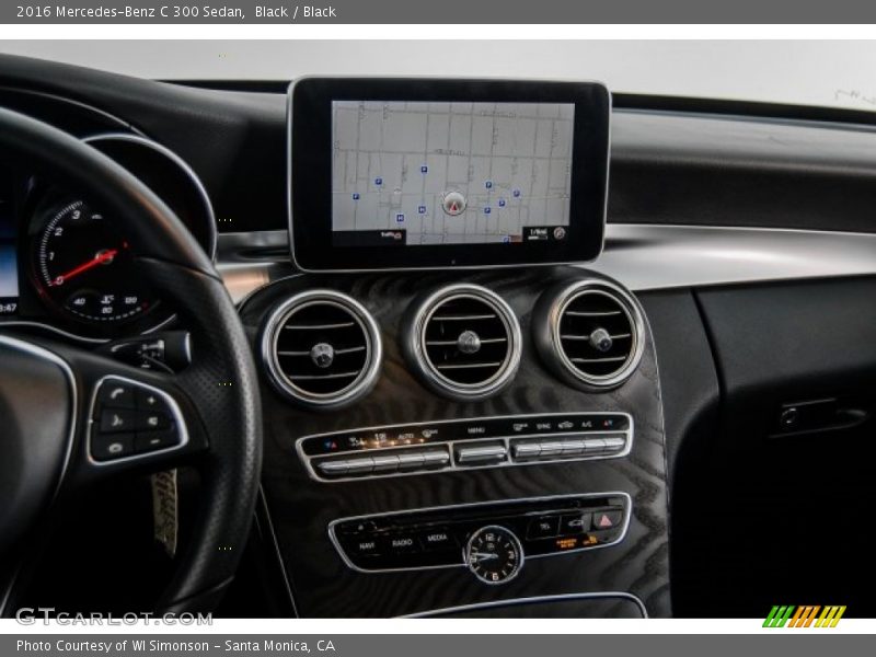 Black / Black 2016 Mercedes-Benz C 300 Sedan
