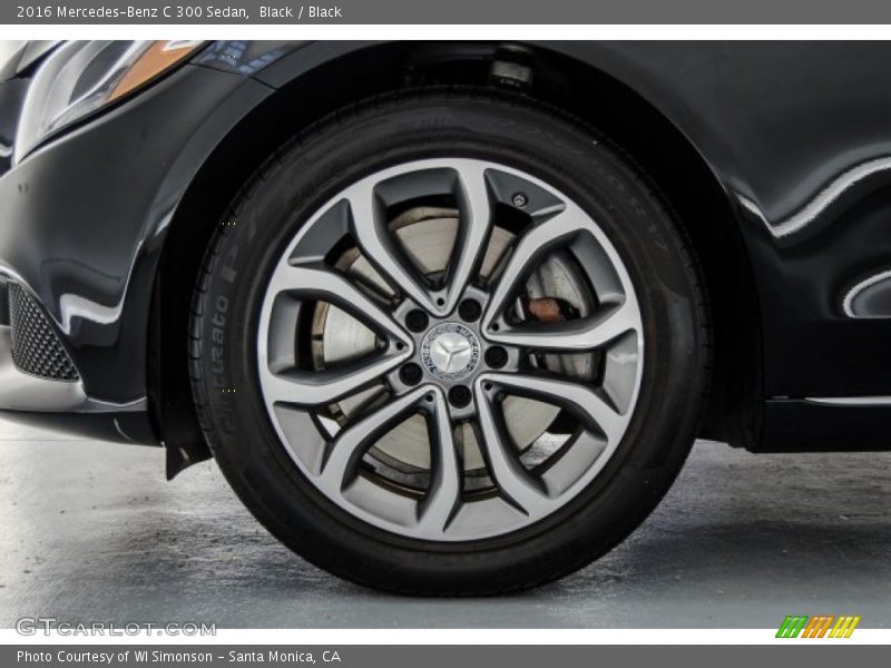 Black / Black 2016 Mercedes-Benz C 300 Sedan