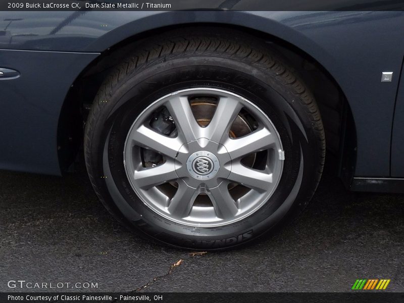 Dark Slate Metallic / Titanium 2009 Buick LaCrosse CX