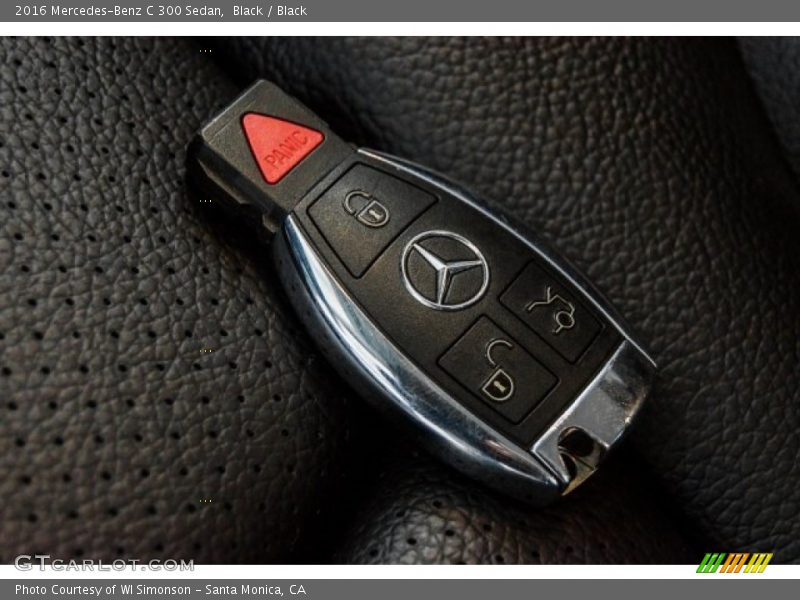 Black / Black 2016 Mercedes-Benz C 300 Sedan