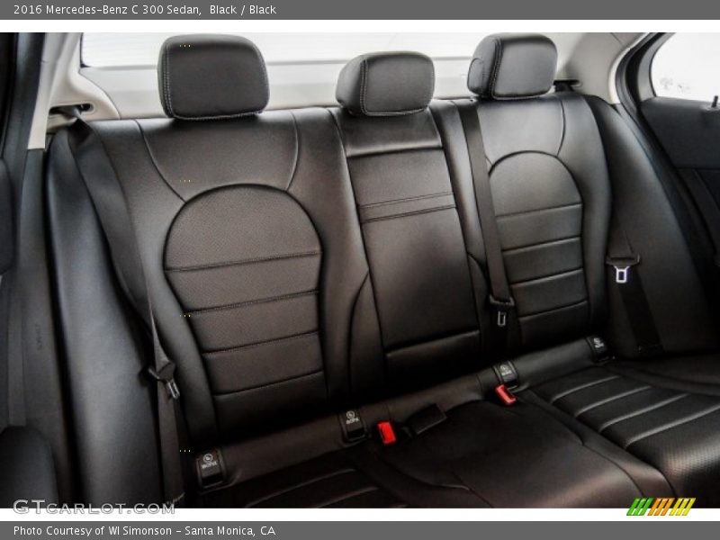 Black / Black 2016 Mercedes-Benz C 300 Sedan