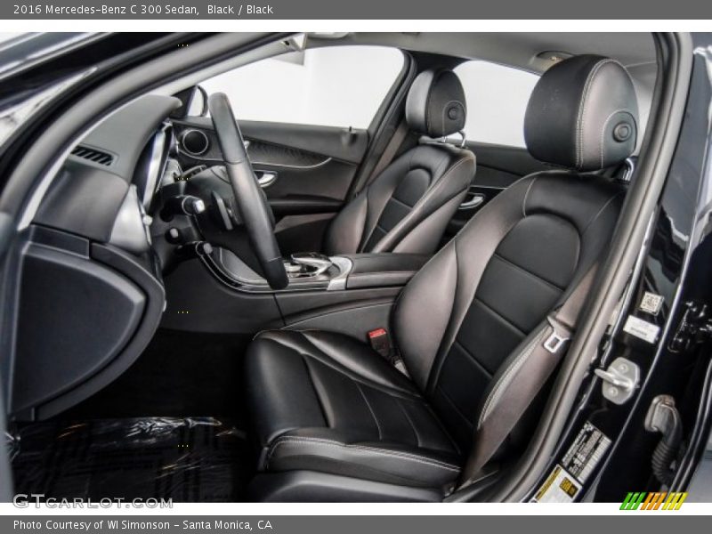 Black / Black 2016 Mercedes-Benz C 300 Sedan
